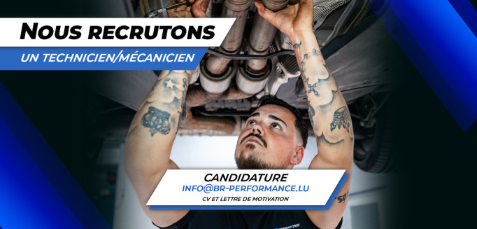 NOUS RECRUTONS UN TECHNICIEN / MECANICIEN !
