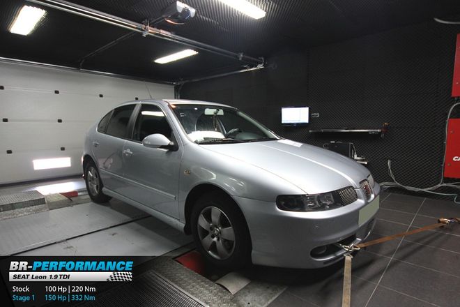 Seat Leon 1M 1.9 TDi Stufe 1 - BR-Performance Luxembourg - Professional  chiptuning