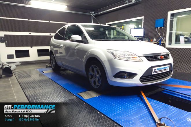 Ford Focus Mk2 1.8 TDCi stage 1 - BR-Performance Luxembourg