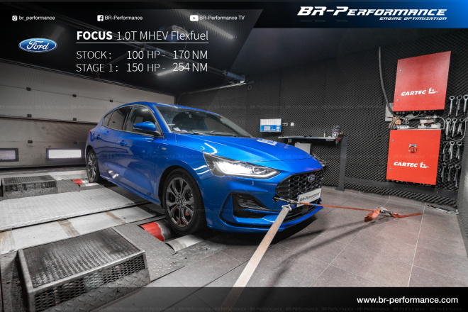 Ford Focus Mk4 1.0T Ecoboost Stufe 1 - BR-Performance Luxembourg -  Professional chiptuning
