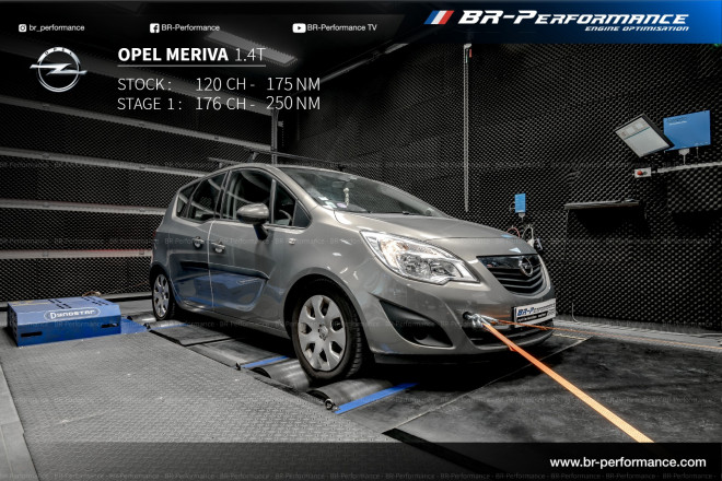 Opel Meriva 1.4 T Stufe 1 - BR-Performance Luxembourg - Professional  chiptuning