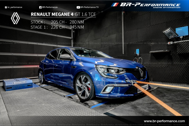 Renault Megane Megane 4 (ph1) 1.6 TCE GT Stufe 1 - BR-Performance