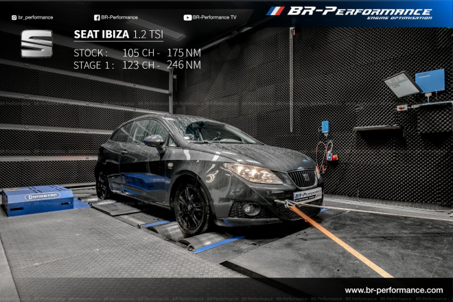Seat Ibiza 6J 1.2 TSI Stufe 1 - BR-Performance Luxembourg - Professional  chiptuning