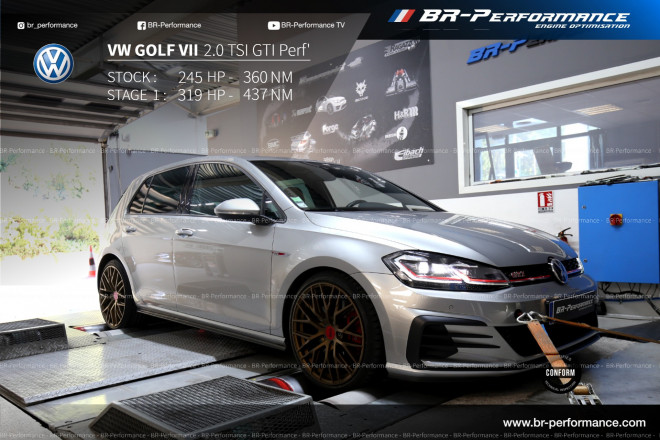 Volkswagen Golf Golf VII Mk2 2.0 TSI GTI Performance stage 1 - BR- Performance Luxembourg - Professional chiptuning