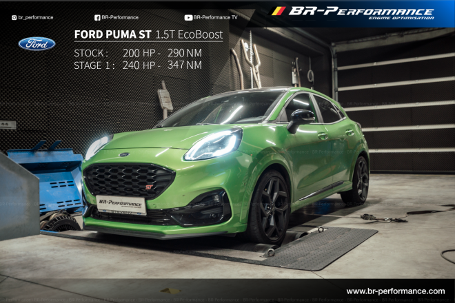 knecht een vergoeding Lodge Ford Puma ST - 1.5T Ecoboost stage 1 - BR-Performance Luxembourg -  Professional chiptuning